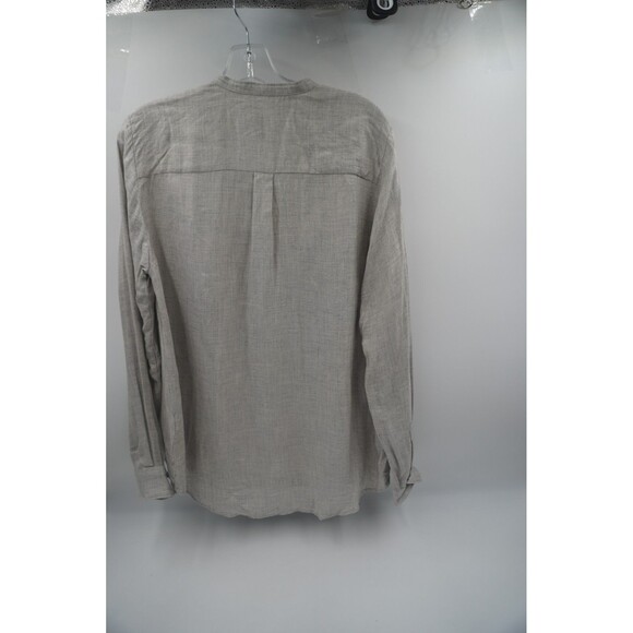 Hartford Women's Grey Long Sleeve Slip Neck Office/Work Tunic Blouse Size 2 - Picture 3 of 8